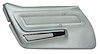 442361 Door Panel, 1974-1975 Chevy Corvette, Silver Standard Left/Driver - image 1