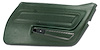 442418 Door Panel, 1971-1971 Chevy Corvette, Green Standard Right/Passenger - image 1
