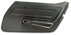 442420 Door Panel, 1970-1976 Chevy Corvette, Black, Standard Right/Passenger - image 1