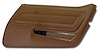 442423 Door Panel, 1973-1973 Chevy Corvette, Dark Saddle Standard Right/Passenger - image 1