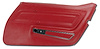 442434 Door Panel, 1976-1976 Chevy Corvette, Firethorn Standard Right/Passenger - image 1