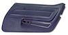 442443 Door Panel, 1973-1975 Chevy Corvette, Dark Blue Standard Right/Passenger - image 1