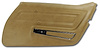 442451 Door Panel, 1973-1975 Chevy Corvette, Medium Saddle Standard Right/Passenger - image 1