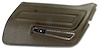 442455 Door Panel, 1976-1976 Chevy Corvette, Dark Brown Standard Right/Passenger - image 1