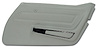 442467 Door Panel, 1976-1976 Chevy Corvette, Smoke Standard Right/Passenger - image 1