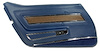 442547 Door Panel, 1971-1972 Chevy Corvette, Royal Blue Deluxe Left/Driver - image 1