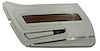 442567 Door Panel, 1976-1976 Chevy Corvette, Smoke Deluxe Left/Driver, Smoke, Vinyl - image 1