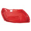 442824 Door Panel Skin, 1977-1977 Chevy Corvette, Red Right/Passenger - image 3
