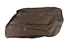 442855 Door Panel Skin, 1977-1977 Chevy Corvette, Dark Brown Right/Passenger - image 1
