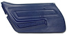 442945 Door Panel, 1977-1977 Chevy Corvette, Dark Blue Left/Driver - image 1