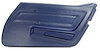 443045 Door Panel, 1977-1977 Chevy Corvette, Dark Blue Right/Passenger - image 1