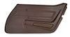 443055 Door Panel, 1977-1977 Chevy Corvette, Dark Brown Right/Passenger - image 1