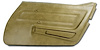 443057 Door Panel, 1977-1977 Chevy Corvette, Buckskin Right/Passenger - image 1