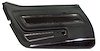 443120 Door Panel, 1977-1977 Chevy Corvette, Black, Deluxe Left/Driver - image 1