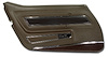 443155 Door Panel, 1977-1977 Chevy Corvette, Dark Brown Deluxe Left/Driver - image 1