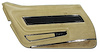 443157 Door Panel, 1977-1977 Chevy Corvette, Buckskin Deluxe Left/Driver - image 1