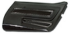 443220 Door Panel, 1977-1977 Chevy Corvette, Black, Deluxe Right/Passenger - image 1