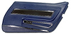 443245 Door Panel, 1977-1977 Chevy Corvette, Dark Blue Deluxe Right/Passenger - image 1