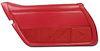 443324 Door Panel, 1978-1980 Chevy Corvette, Red Left/Driver - image 1