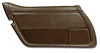443355 Door Panel, 1978-1978 Chevy Corvette, Dark Brown Left/Driver - image 1