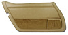 443358 Door Panel, 1981-1982 Chevy Corvette, Camel Left/Driver, Camel, Vinyl - image 1