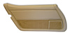 4433A3 Door Panel, 1978-1980 Chevy Corvette, Doeskin Left/Driver, Doeskin W/Dark Doeskin Carpet, Vinyl - image 1