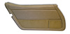 4433A4 Door Panel, 1981-1982 Chevy Corvette, Camel Left/Driver, Camel W/Light Camel Carpet, Vinyl - image 1
