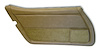 4433A5 Door Panel, 1981-1982 Chevy Corvette, Camel Left/Driver, Eckler's Camel, Vinyl - image 1