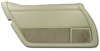 4433A6 Door Panel, 1979-1980 Chevy Corvette, Oyster Left/Driver, Oyster W/Light Oyster Carpet, Vinyl - image 1
