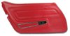 443524 Door Panel, 1977-1977 Chevy Corvette, Red Standard Left/Driver - image 2