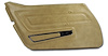 443557 Door Panel, 1977-1977 Chevy Corvette, Buckskin Standard Left/Driver - image 1