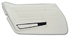 443576 Door Panel, 1977-1977 Chevy Corvette, White Standard Left/Driver - image 1