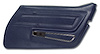 443645 Door Panel, 1977-1977 Chevy Corvette, Dark Blue Standard Right/Passenger - image 1