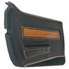 443719 Door Panel, 1976-1976 Chevy Corvette, Blue Green Deluxe W/Teak Insert Left/Driver - image 2