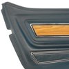 443719 Door Panel, 1976-1976 Chevy Corvette, Blue Green Deluxe W/Teak Insert Left/Driver - image 3