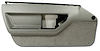 444069 Door Panel, 1984-1987 Chevy Corvette, Gray Left/Driver - image 1