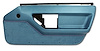 444174 Door Panel, 1986-1989 Chevy Corvette, Blue, Right/Passenger - image 1