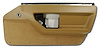 444178 Door Panel, 1988-1989 Chevy Corvette, Saddle Right/Passenger - image 1