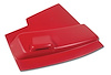 444630 Radio Side Panel, 1965-1966 Chevy Corvette, Red Left/Driver W/out Power Antenna - image 1