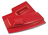 444730 Radio Side Panel, 1967-1967 Chevy Corvette, Red Left/Driver - image 1