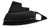 444820 Radio Side Panel, 1963-1967 Chevy Corvette, Black, Right/Passenger 67 W/Air Conditioner - image 1
