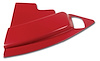 444830 Radio Side Panel, 1965-1967 Chevy Corvette, Red Right/Passenger 67 W/Air Conditioner - image 1