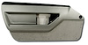 445069 Door Panel, 1984-1987 Chevy Corvette, Gray Deluxe Coupe Left/Driver - image 1