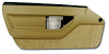 445072 Door Panel, 1984-1987 Chevy Corvette, Saddle Deluxe Coupe Left/Driver - image 1