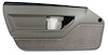 445079 Door Panel, 1988-1989 Chevy Corvette, Gray Deluxe Coupe Left/Driver - image 1