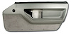 445169 Door Panel, 1984-1987 Chevy Corvette, Gray Deluxe Coupe Right/Passenger - image 1