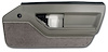 445179 Door Panel, 1988-1989 Chevy Corvette, Gray Deluxe Coupe Right/Passenger - image 1
