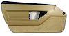 445272 Door Panel, 1986-1987 Chevy Corvette, Saddle Deluxe Convertible Left/Driver - image 1