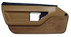 445278 Door Panel, 1988-1989 Chevy Corvette, Saddle Deluxe Convertible Left/Driver - image 1