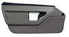 445279 Door Panel, 1988-1989 Chevy Corvette, Gray Deluxe Convertible Left/Driver - image 1